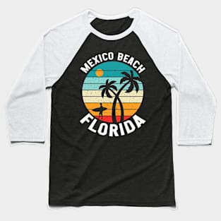 Vintage Mexico Beach Florida Vacation Baseball T-Shirt